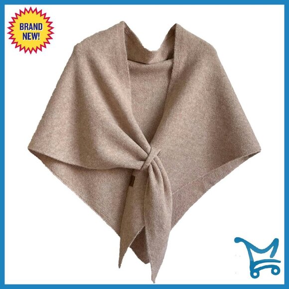 Soft Polyester Shawl Wrap 72x30 Inches Versatile Scarf Cardigan Cape